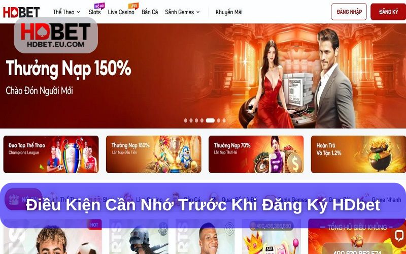 Một số điều kiện cần đáp ứng trước khi đăng ký HDbet Một số điều kiện cần đáp ứng trước khi đăng ký HDbet