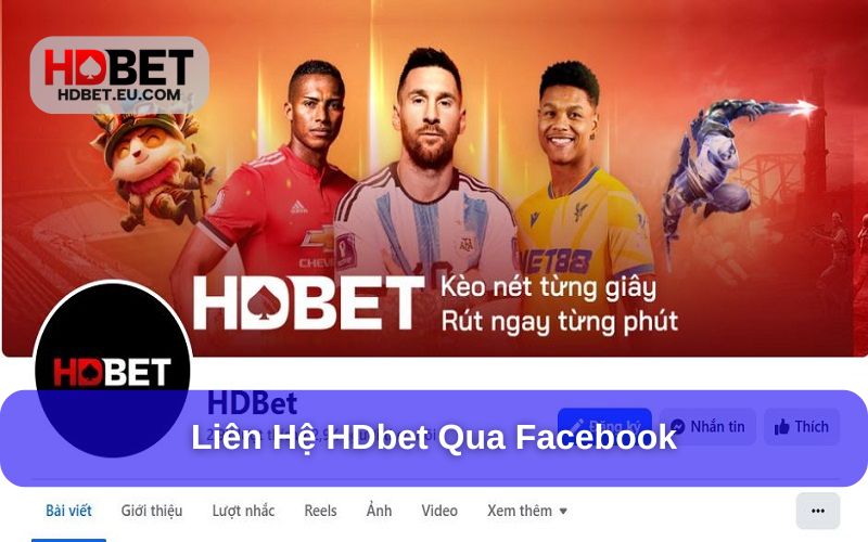 Facebook là kênh liên hệ HDbet cập nhật đa dạng thông tin Facebook là kênh liên hệ HDbet cập nhật đa dạng thông tin